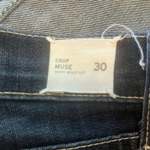 LAST CALL Hudson Muse Crop Skinny Jeans Hemmed to 26” Inseam. Women’s 30 - Picture 12 of 16